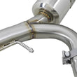 Load image into Gallery viewer, aFe Takeda 3in. to 2.5in. 304 SS C/B Exhaust 08-15 Mitsubishi Lancer EVO I4-2.0L (t) - Black Tips - Additional View 6