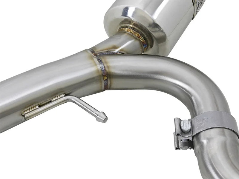 aFe Takeda 3in. to 2.5in. 304 SS C/B Exhaust 08-15 Mitsubishi Lancer EVO I4-2.0L (t) - Black Tips - Additional View 6