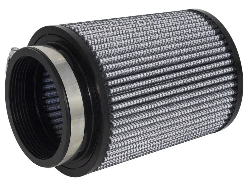 aFe Takeda Air Filters A/F PDS 3-1/2F x  5B x 4-1/2T (INV) x 6.25in Height - Installation View