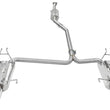 Load image into Gallery viewer, aFe Takeda Exhaust 2.25in to 2in Dia 304SS Cat-Back w/Polished Tips 08-12 Honda Accord Coupe V6 3.5L - Side View