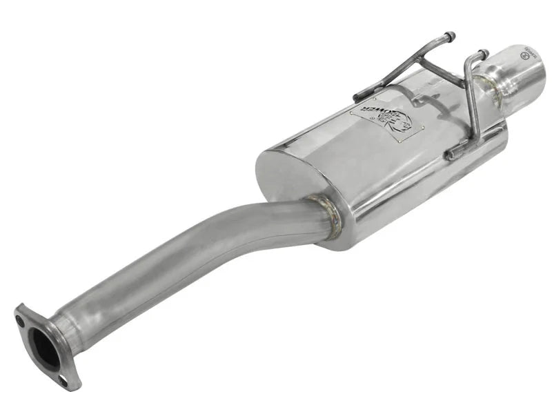 aFe Takeda Exhaust 2.5in Dia 304SS Axle-Back w/Polished Tip 06-11 Honda Civic EX Sedan L4 1.8L - Additional View 7