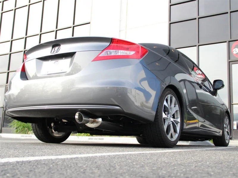 aFe Takeda Exhaust 304SS Axle-Back w/ Polished Tip 12-15 Honda Civic L4 1.8L - Side View