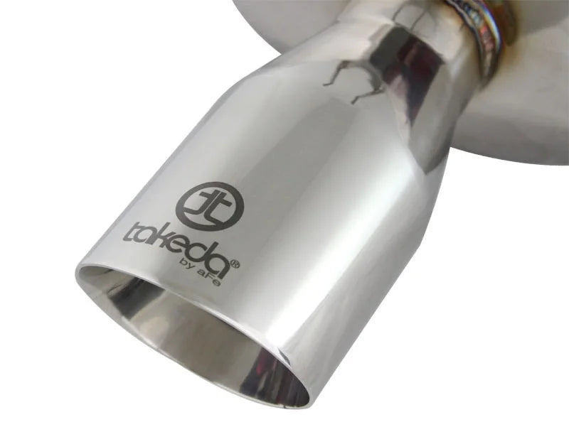 aFe Takeda Exhaust 304SS Axle-Back w/ Polished Tip 12-15 Honda Civic L4 1.8L - Installation View
