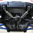 Load image into Gallery viewer, aFe Takeda Exhaust 304SS Dual Cat-Back w/ Polished Tips 08-13 Mitsubishi Lancer Evo X L4 2.0L Turbo - Side View