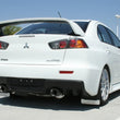 Load image into Gallery viewer, aFe Takeda Exhaust 304SS Dual Cat-Back w/ Polished Tips 08-13 Mitsubishi Lancer Evo X L4 2.0L Turbo - Back View