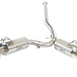 Load image into Gallery viewer, aFe Takeda Exhaust 304SS Dual Cat-Back w/ Polished Tips 08-13 Mitsubishi Lancer Evo X L4 2.0L Turbo - Installation View