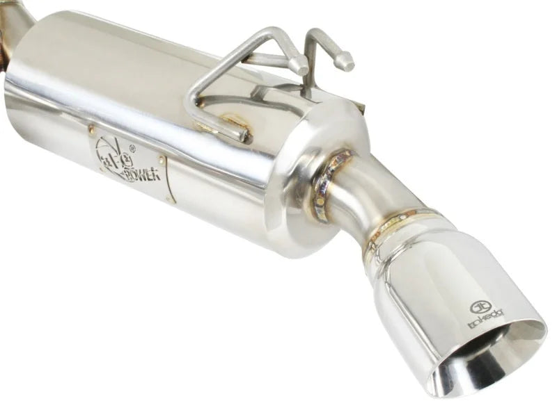aFe Takeda Exhaust 304SS Dual Cat-Back w/ Polished Tips 08-13 Mitsubishi Lancer Evo X L4 2.0L Turbo - Additional View 6