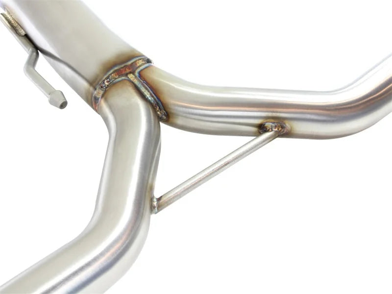 aFe Takeda Exhaust 304SS Dual Cat-Back w/ Polished Tips 13-17 Honda Accord  LX/EX/EX-L Sedan L4 2.4L - Installation View