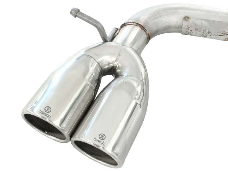 aFe Takeda Exhaust Axle-Back 08-14 Scion xB L4 2.4L 304SS Polished Dual Tips Exhaust - Installation View