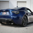 Load image into Gallery viewer, aFe Takeda Exhaust Axle-Back 13-15 Scion FRS / Subaru BRZ 304SS Black Dual Tips Exhaust - Back View