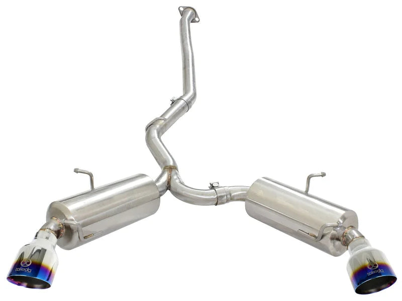 aFe Takeda Exhaust Axle-Back 13-15 Scion FRS / Subaru BRZ 304SS Blue Flame Dual Tips Exhaust - Additional View 7