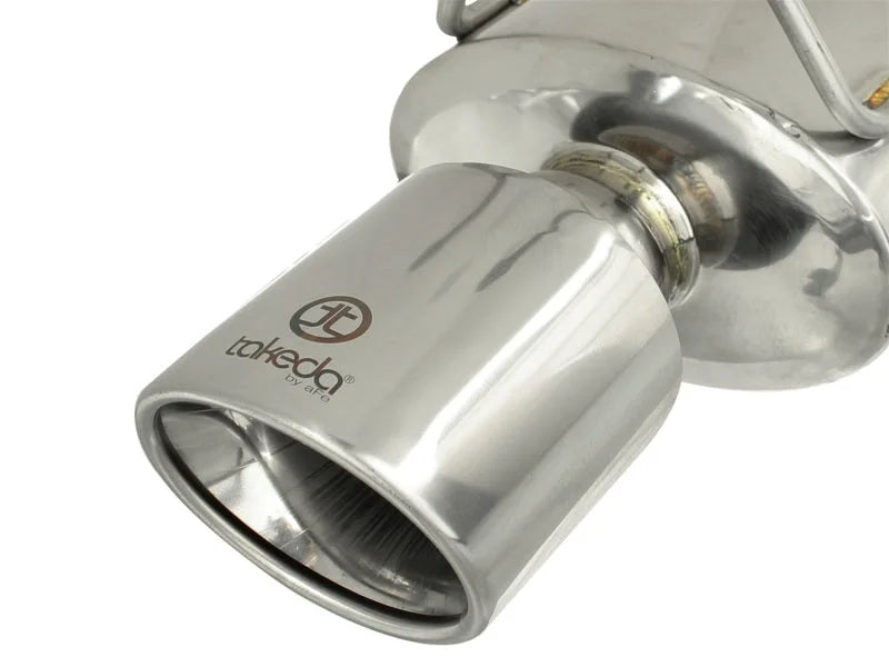 aFe Takeda Exhaust Axle-Back 13-16 Honda Accord Coupe EX-L V6 3.5L 304SS - Installation View