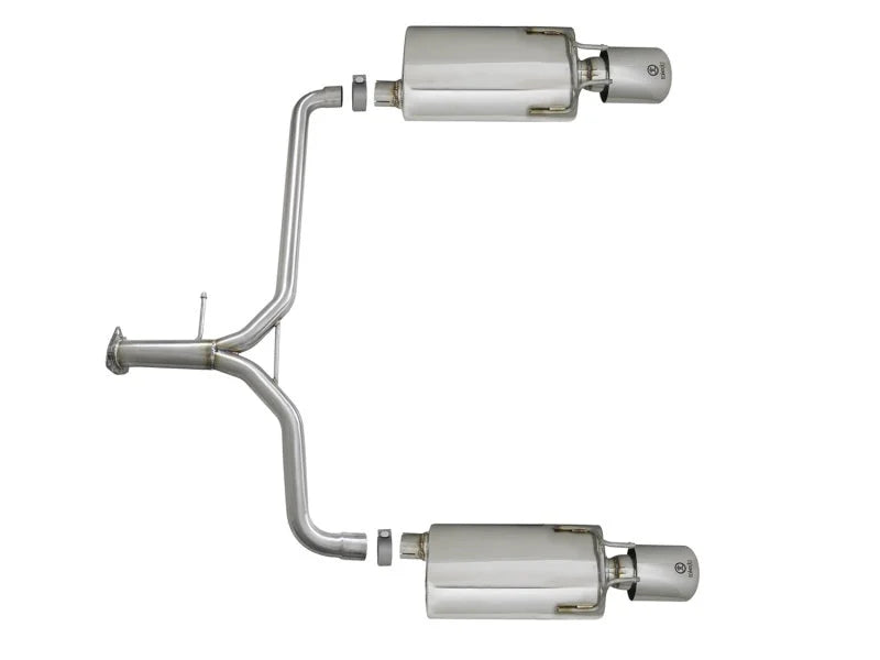 aFe Takeda Exhaust Axle-Back 13 Honda Accord Sport Sedan 2.4L L4 - Back View