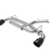 Load image into Gallery viewer, aFe Takeda Exhaust Axle-Back 19-20 Hyundai Veloster N 304SS Black Dual Tips Exhaust - Main Product View