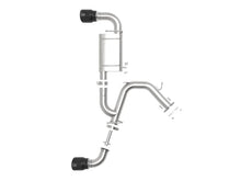 Load image into Gallery viewer, aFe Takeda Exhaust Axle-Back 19-20 Hyundai Veloster N 304SS Black Dual Tips Exhaust - Additional View 5