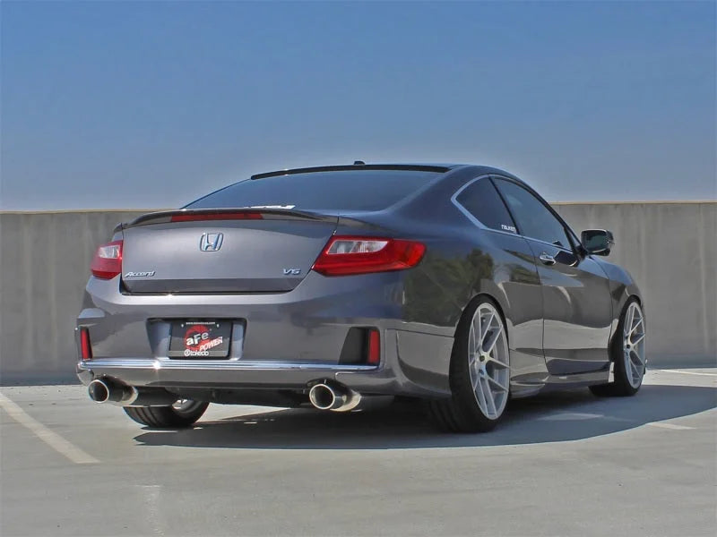 aFe Takeda Exhaust Cat-Back 13-14 Honda Accord Coupe EX-L V6 3.5L 304SS - Side View