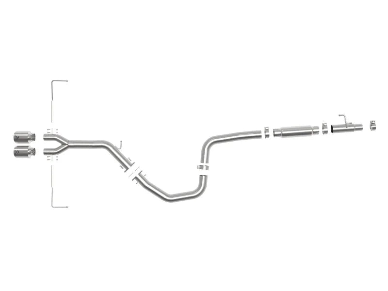 aFe Takeda Exhaust Cat-Back 19-20 Hyundai Veloster 304SS Polished Dual Tips Exhaust - Additional View 6