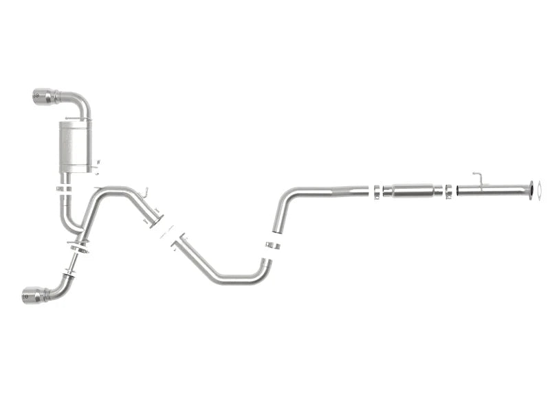 aFe Takeda Exhaust Cat-Back 19-20 Hyundai Veloster N 304SS Polished Dual Tips Exhaust - Additional View 8