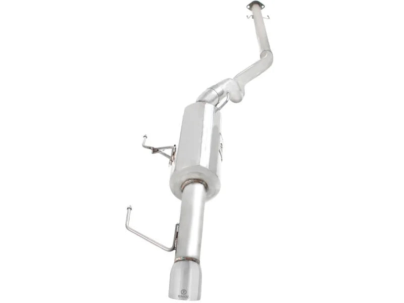 aFe Takeda Exhaust Cat-Back 304 Stainless Steel 11-14 Nissan Juke L4 1.6L (t) Polished Tip - Back View
