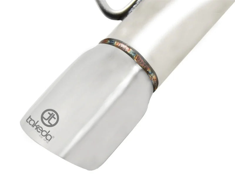 aFe Takeda Exhaust Cat-Back 304 Stainless Steel 11-14 Nissan Juke L4 1.6L (t) Polished Tip - Additional View 5
