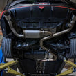 Load image into Gallery viewer, aFe Takeda Hyundai Elantra N 22-23 L4-2.0L (t) 3in 304 SS Cat-Back Exhaust w/ Black Tips - Back View