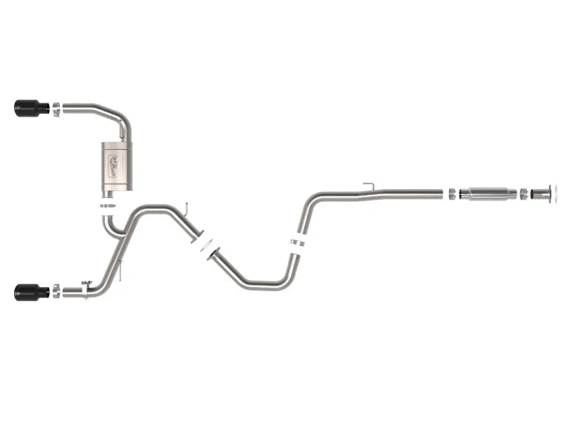 aFe Takeda Hyundai Elantra N 22-23 L4-2.0L (t) 3in 304 SS Cat-Back Exhaust w/ Black Tips - Additional View 5