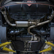 Load image into Gallery viewer, aFe Takeda Hyundai Elantra N 22-23 L4-2.0L (t) 3in SS Axle-Back Exhaust System w/ Black Tips - Back View