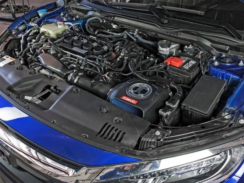 aFe Takeda Intake System Stage 2 Pro 5R for 2016 Honda Civic 1.5L (Non Si) - Side View