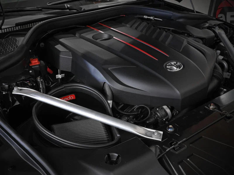 aFe Takeda Intakes Stage-2 AIS w/ Pro DRY S Media 20-22 Toyota GR Supra (A90) L6-3.0L (t) B58 - Side View