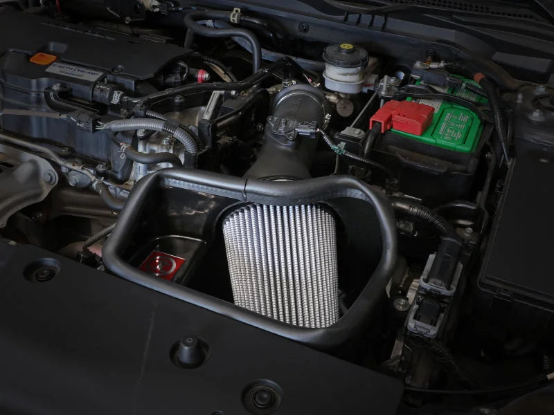 aFe Takeda Intakes Stage-2 CAIS w/ Pro Dry S Media 16-18 Honda Civic 2.0L (blk) - Side View