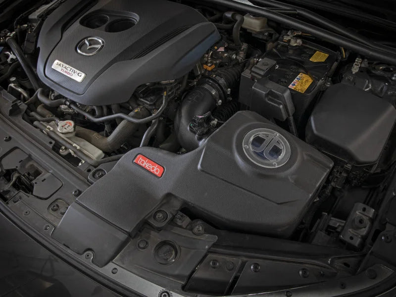aFe Takeda Intakes Stage-2 PDS AIS PDS 21-22 Mazda 3 2.5T - Side View