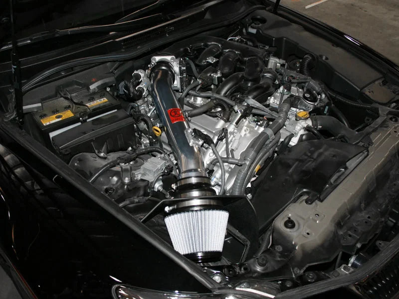 aFe Takeda Intakes Stage-2 Pro Dry S Lexus IS250/350 06-14 V6-2.5L/3.5L (Polished) - Side View