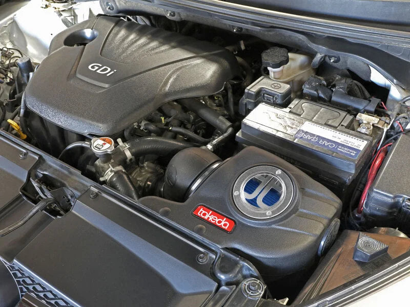 aFe Takeda Momentum 12-17 Hyundai Veloster Pro 5R Cold Air Intake System (Non-Turbo) - Side View