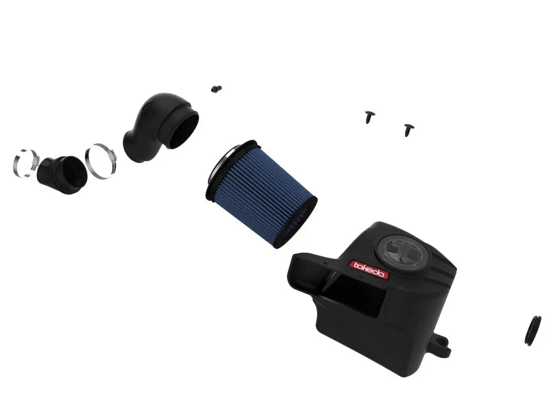 aFe Takeda Momentum 12-17 Hyundai Veloster Pro 5R Cold Air Intake System (Non-Turbo) - Back View