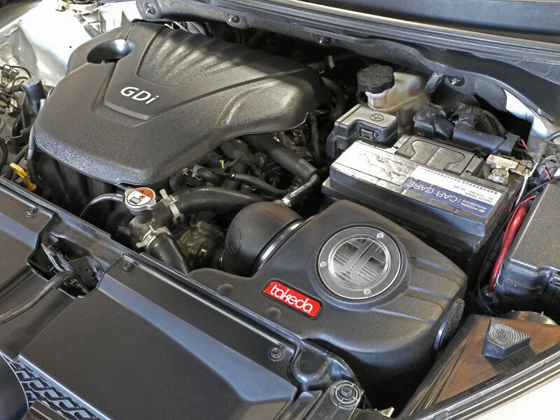 aFe Takeda Momentum 12-17 Hyundai Veloster Pro DRY S Cold Air Intake System (Non-Turbo) - Side View