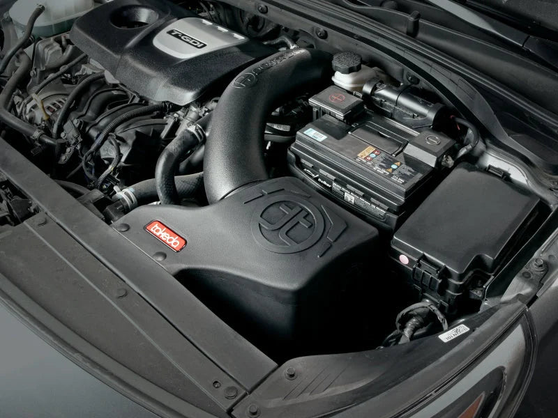 aFe Takeda Momentum Cold Air Intake System w/ Pro DRY S Media Hyundai Elantra Sport 17-20 L4-1.6T - Side View