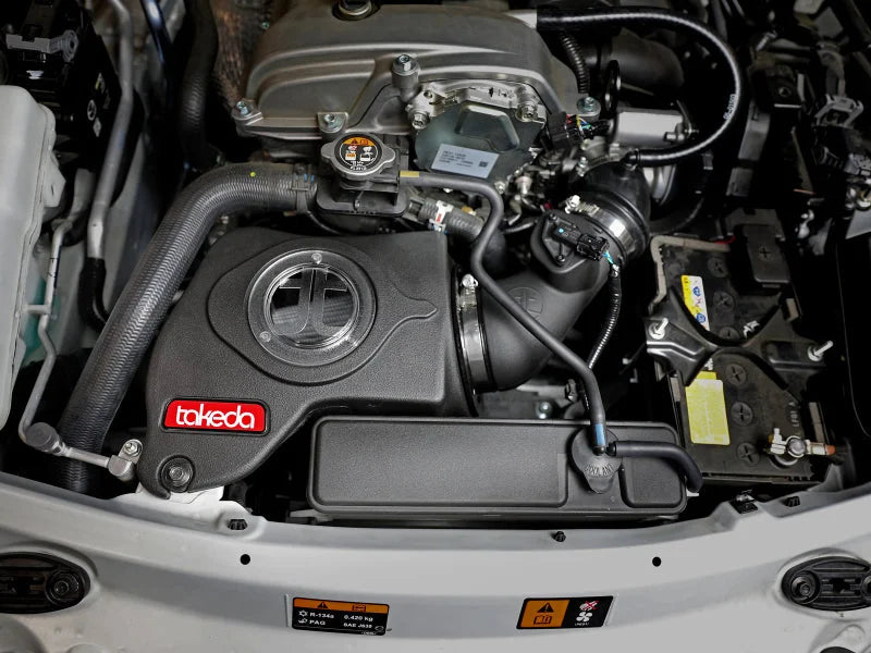 aFe Takeda Momentum Cold Air Intake System w/ Pro DRY S Media Mazda MX-5 Miata (ND) 16-19 L4-2.0L - Side View