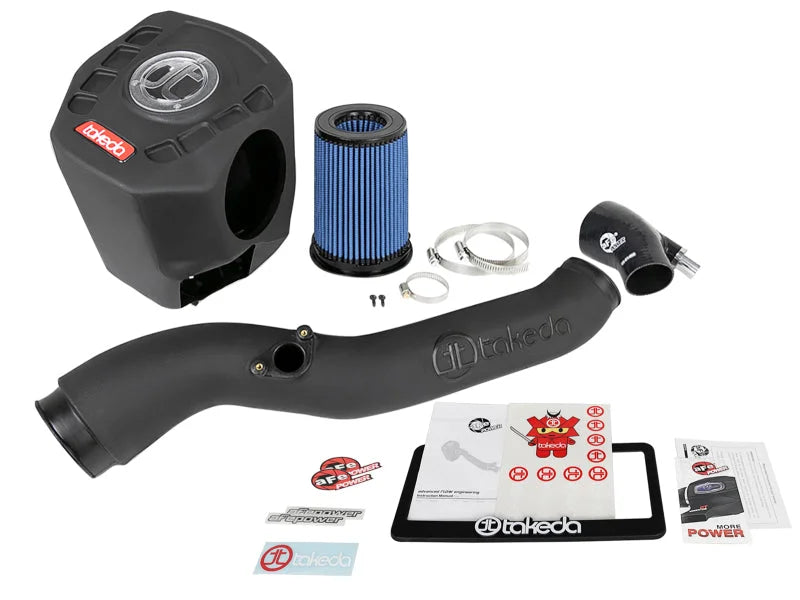 aFe Takeda Momentum GT Pro 5R Cold Air Intake System 16-17 Lexus IS 200t - Back View