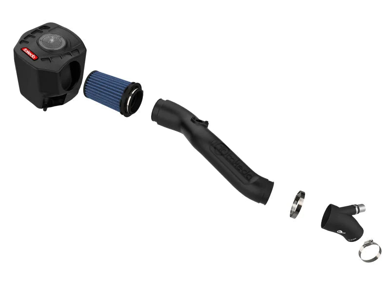aFe Takeda Momentum GT Pro 5R Cold Air Intake System 16-17 Lexus IS 200t - Installation View