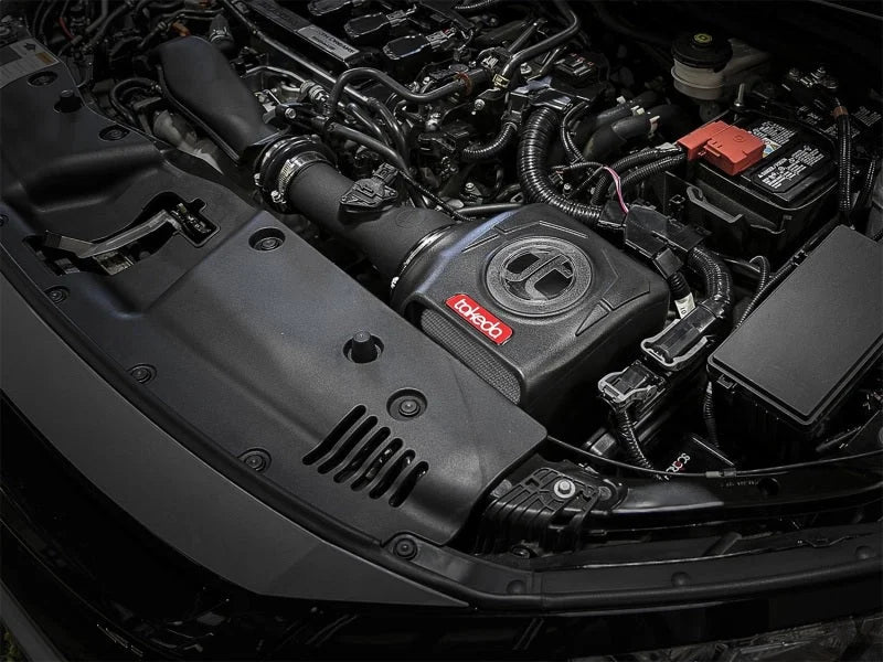 aFe Takeda Momentum GT Pro DRY S Cold Air Intake System 17-18 Honda Civic Si I4 1.5L (t) - Side View