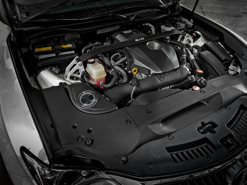 aFe Takeda Momentum PRO 5R Cold Air Intake System 16-18 Lexus RC 200t/300 / GS 200t/300 I4-2.0L (t) - Side View