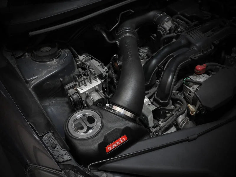 aFe Takeda Momentum Pro 5R Cold Air Intake System 12-16 Subaru Impreza H4-2.0L - Side View