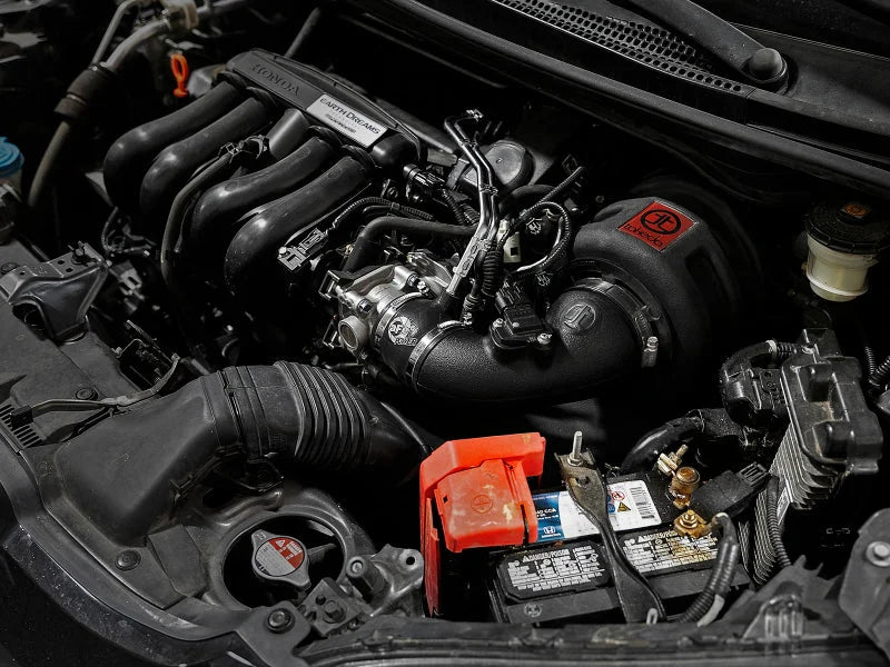 aFe Takeda Momentum Pro 5R Cold Air Intake System 15-18 Honda Fit I4-1.5L - Side View