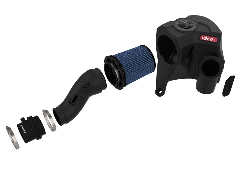 aFe Takeda Momentum Pro 5R Cold Air Intake System 17-19 Honda Ridgeline V6-3.5L - Side View