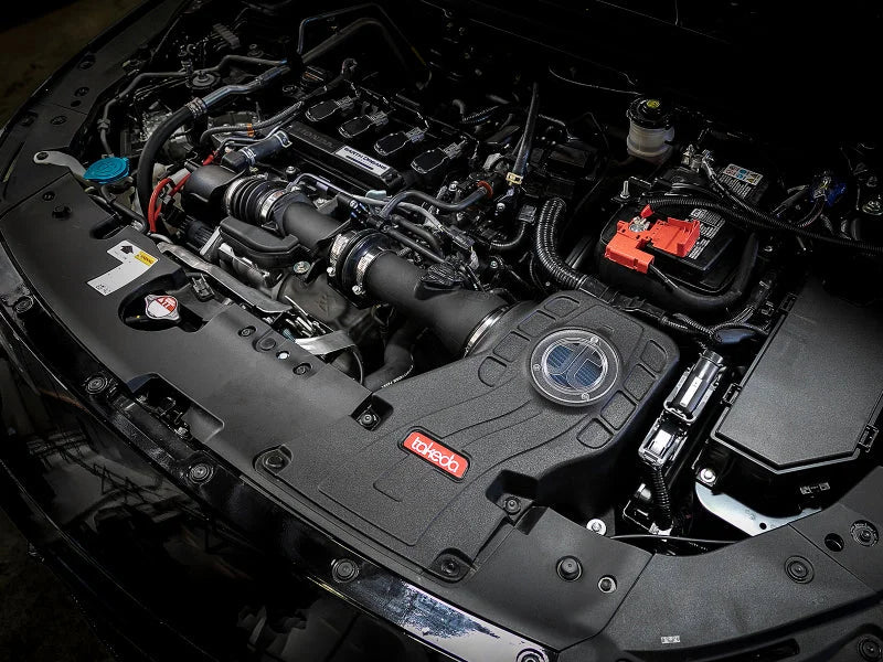 aFe Takeda Momentum Pro 5R Cold Air Intake System 2018 Honda Accord I4 1.5L (t) - Side View