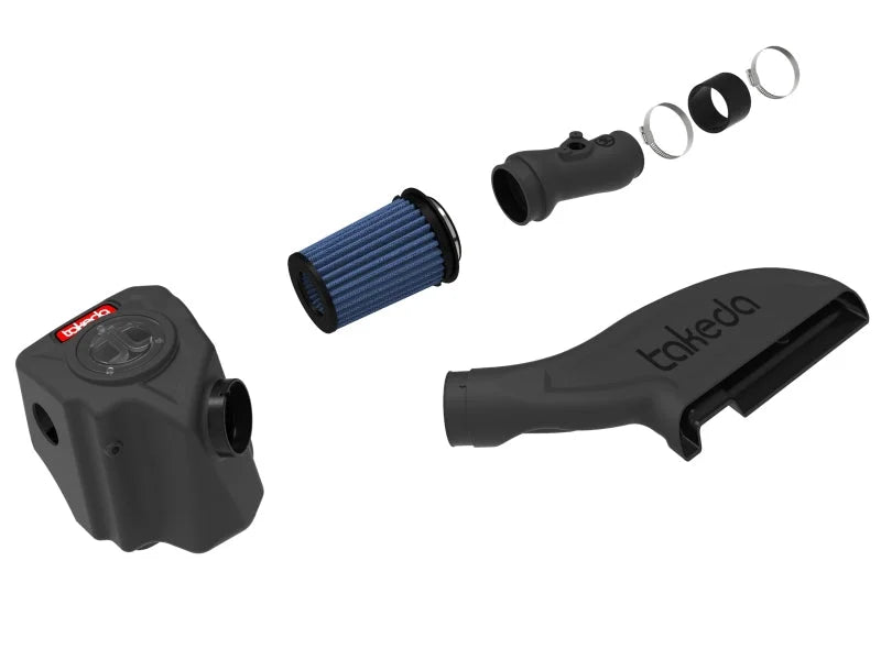 aFe Takeda Momentum Pro 5R Cold Air Intake System Subaru WRX STI 18-19 H4-2.5L - Installation View