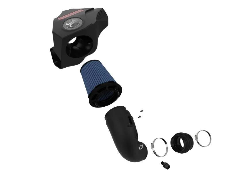 aFe Takeda Momentum Pro 5R Cold Air Intake System 20-21 Toyota Supra L6-3.0L (T) B58 - Installation View