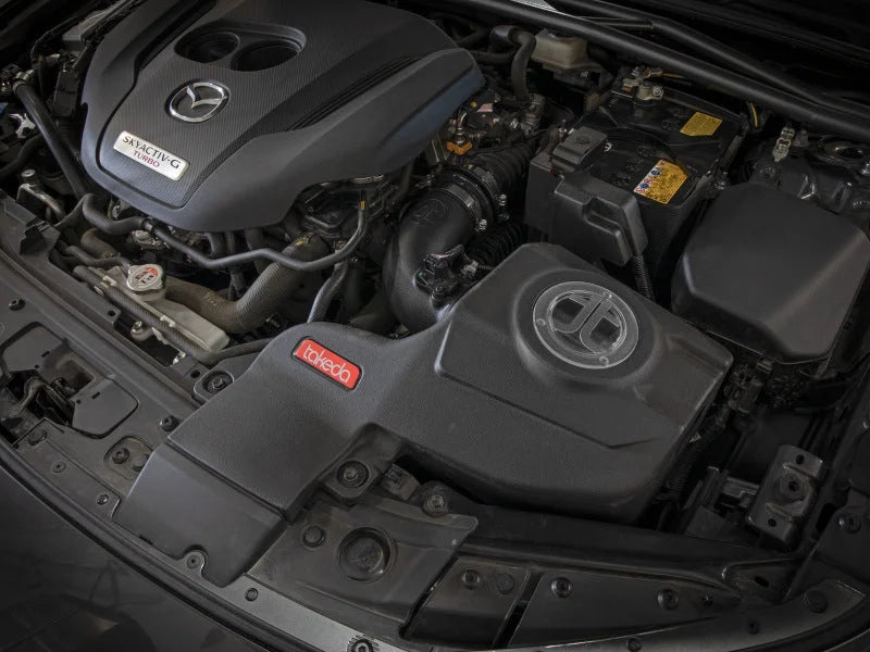 aFe Takeda Momentum Pro DRY S Cold Air Intake System 21-22 Mazda 3 L4 2.5L (t) - Side View