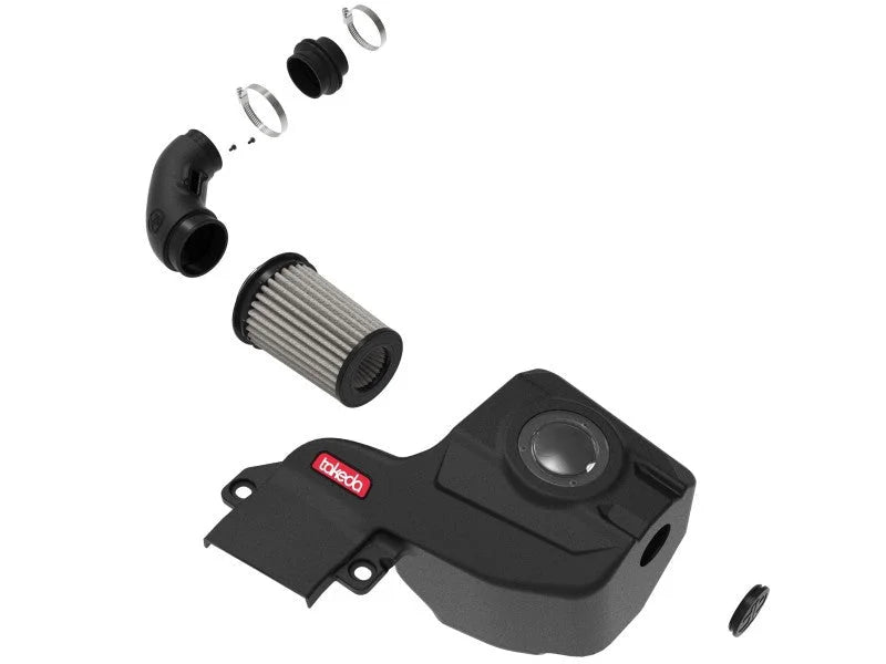 aFe Takeda Momentum Pro DRY S Cold Air Intake System 21-22 Mazda 3 L4 2.5L (t) - Back View