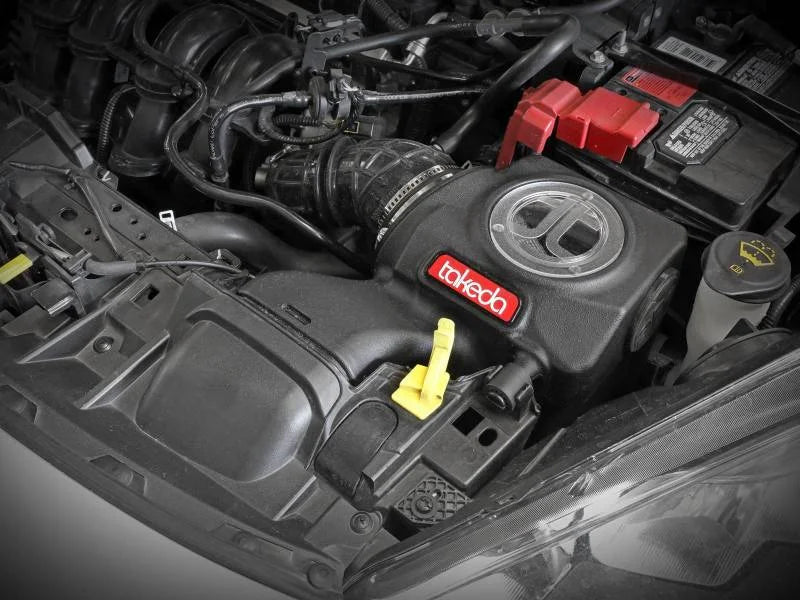 aFe Takeda Momentum Pro Dry S Cold Air Intake System 14-19 Ford Fiesta L4-1.6L - Side View